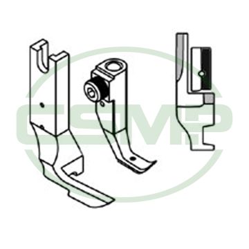 KH269PSLX5 PIPING FOOT SET ADLER 167 INCLUDING INNER AND OUTER FOOT