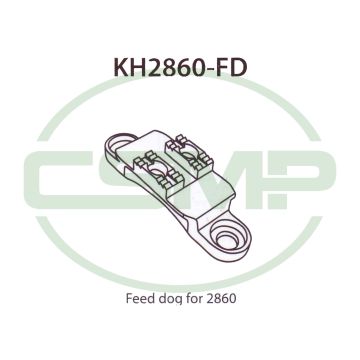 KH2860-FD 8MM FEED DOG JUKI LU-2860 GENERIC 40126143