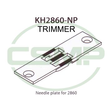 KH2860-NPT 6MM NEEDLE PLATE JUKI LU-2860-7 TRIMMER GENERIC