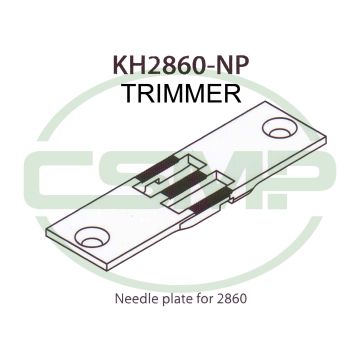 KH2860-NPT 5MM NEEDLE PLATE JUKI LU-2860-7 TRIMMER GENERIC