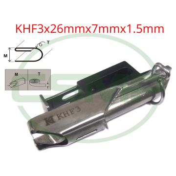 KHF3X26X7 1.5mm 3 FOLD SHELL BINDER