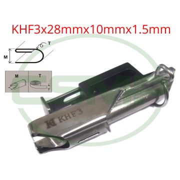 KHF3X28X10 1.5mm 3 FOLD SHELL BINDER