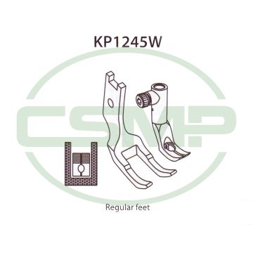 KP1245W REGULAR FOOT SET PFAFF 1245 INCLUDES INNER AND OUTER FOOT