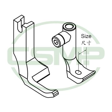 KP269BX1/4=6MM DURKOPP 69,167,267,269 BINDING FOOT SET