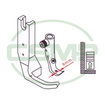 KP269T RIGHT ZIPPING FOOT SET DURKOPP 69,267,269