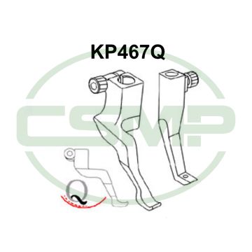 KP467Q FOOT SET DURKOPP INCLUDES INNER AND OUTER FOOT