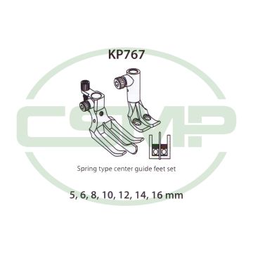 KP767 16MM CENTER GUIDE FOOT SET DURKOPP 767