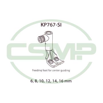 KP767SI 8MM INNER FOOT FOR CENTER GUIDE DURKOPP 868