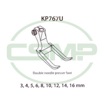 KP767U 16MM OUTER FOOT DURKOPP 767,768
