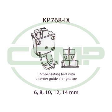 KP768-1X 14MM INNER COMPENSATING CENTER GUIDE FOOT 767,768