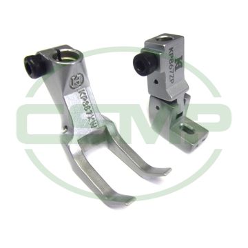 KP867ZP INVISIBLE ZIP FOOT SET ADLER 867 INCLUDES INNER AND OUTER FOOT