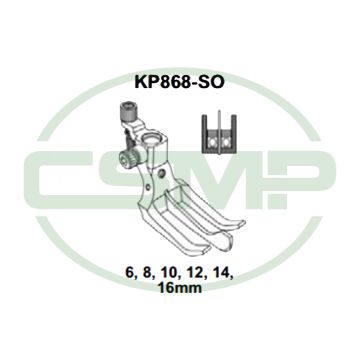 KP868S0 8MM OUTER SPRING TYPE GUIDE FOOT 868 KP868S0 8MM OUTER SPRING TYPE GUIDE FOOT 868