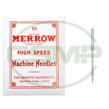 8S PACK OF 25 MERROW 18E NEEDLES SIZE 8 NM150/22-1/2
