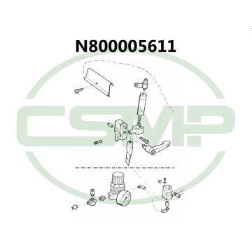 N800005611 SEAM CENTER GUIDE DURKOPP 767,768 GENUINE