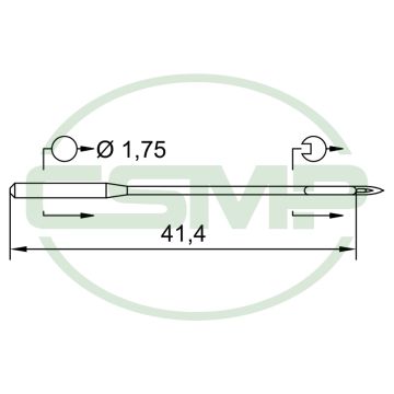 175X3SES SIZE 110 PACK OF 10 NEEDLES SINGER DISCONTINUED 175X3SES SIZE 110 PACK OF 10 NEEDLES SINGER DISCONTINUED
