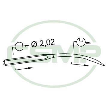 UY154GAS SIZE 75 PACK OF 10 NEEDLES ORGAN