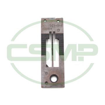 S50614-0-01 NEEDLE PLATE ASSY 1/4 HH BROTHER GENUINE **DISCONTINUED**
