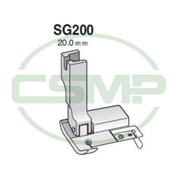 SG200 SPRING GUIDE HINGED FOOT 20MM SUISEI