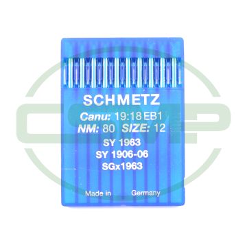 SY1963 SES SIZE 80 PACK OF 10 NEEDLES SCHMETZ SY1963 SES SIZE 80 PACK OF 10 NEEDLES SCHMETZ