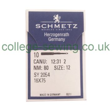 SY2054 SIZE 80 PACK OF 10 NEEDLES SCHMETZ