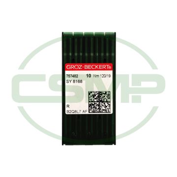SY8168 SIZE 120 PACK OF 10 NEEDLES GROZ BECKERT SY8168 SIZE 120 PACK OF 10 NEEDLES GROZ BECKERT