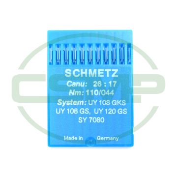 UY108 GKS SIZE 110 PACK OF 10 NEEDLES SCHMETZ