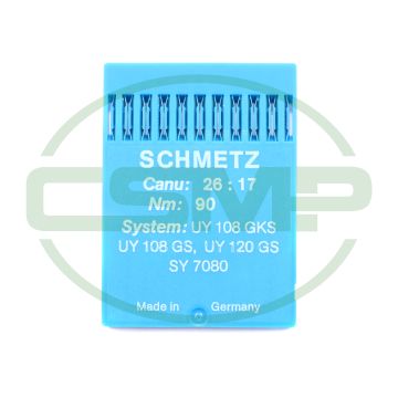 UY108 GKS SIZE 90 PACK OF 10 NEEDLES SCHMETZ UY108 GKS SIZE 90 PACK OF 10 NEEDLES SCHMETZ
