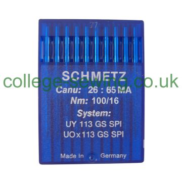 UY113GS SPI SIZE 100 PACK OF 10 NEEDLES