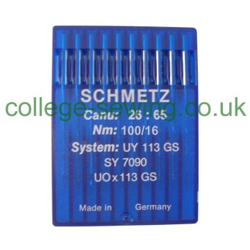 UY113GS SIZE 100 PACK OF 10 NEEDLES SCHMETZ