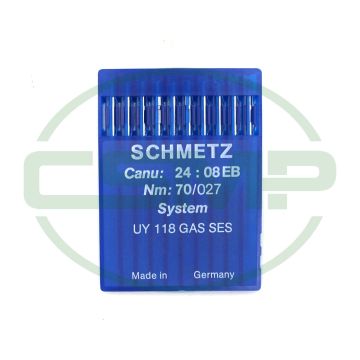 UY118GAS SES SIZE 70 PACK OF 10 NEEDLES SCHMETZ