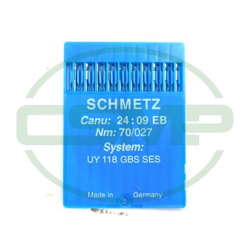 UY118GBS SES SIZE 70 PACK OF 10 NEEDLES SCHMETZ