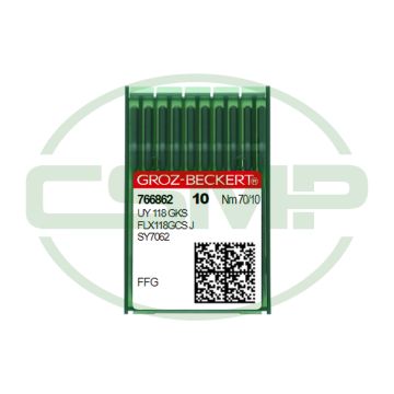 UY118 GKS FFG SIZE 70 PACK OF 10 NEEDLES GROZ BECKERT