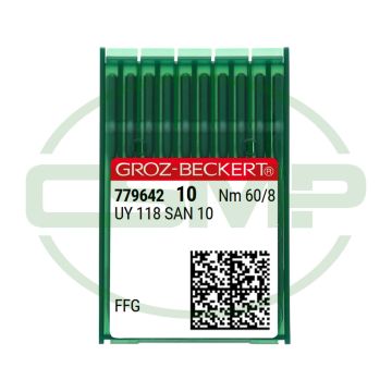UY118SAN10 FFG SIZE 60 PACK OF 10 NEEDLES GROZ BECKERT UY118SAN10 FFG SIZE 60 PACK OF 10 NEEDLES GROZ BECKERT