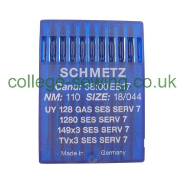 UY128GASSESSERV7 SIZE 110 PACK OF 10 NEEDLES SCHMETZ