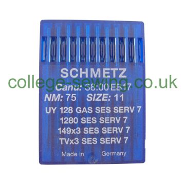 UY128GASSESSERV7 SIZE 75 PACK OF 10 NEEDLES SCHMETZ