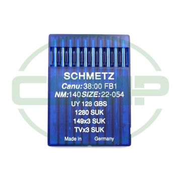 UY128GBS SIZE 140 PACK OF 10 NEEDLES SCHMETZ UY128GBS SIZE 140 PACK OF 10 NEEDLES SCHMETZ