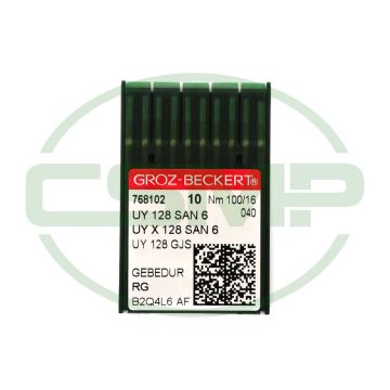 UY128SAN6 GEBEDUR SIZE 100 GB PACK OF 10 NEEDLES