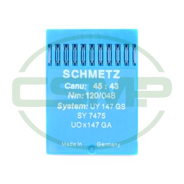 UY147GS SIZE 120 PACK OF 10 NEEDLES SCHMETZ