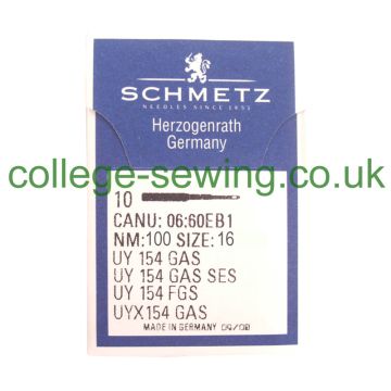 UY154GAS SIZE 100 PACK OF 10 NEEDLES SCHMETZ