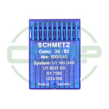 UY163 GAS SIZE 100 PACK OF 10 NEEDLES SCHMETZ DISCONTINUED