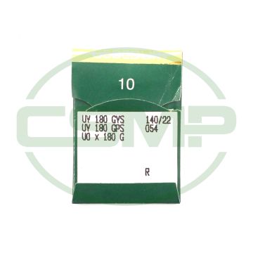 UY180 SAN6 SIZE 140 GROZ BECKERT PACK OF 10 NEEDLES DISCONTINUED UY180 SAN6 SIZE 140 GROZ BECKERT PACK OF 10 NEEDLES DISCONTINUED