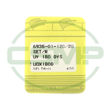 UY180GYSX120 SINGER PACK OF 10 NEEDLES 6935-01 DISCONTINUED