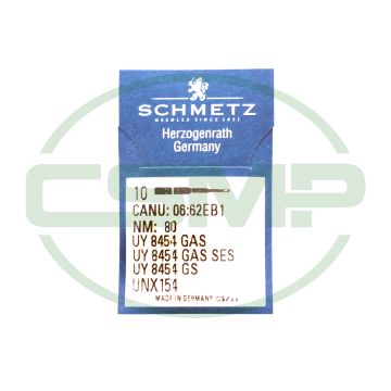 UY8454GAS SES SIZE 80 PACK OF 10 NEEDLES SCHMETZ UY8454GAS SES SIZE 80 PACK OF 10 NEEDLES SCHMETZ