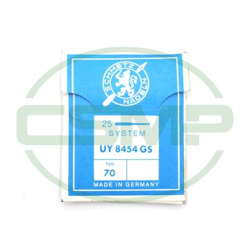 UY8454GAS SIZE 70 PACK OF 10 NEEDLES SCHMETZ DISCONTINUED