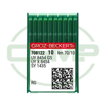 UY8454GAS SIZE 70 PACK OF 10 NEEDLES GROZ BECKERT UY8454GAS SIZE 70 PACK OF 10 NEEDLES GROZ BECKERT