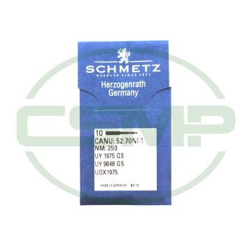 UY9848GS SIZE 250 PACK OF 10 NEEDLES SCHMETZ