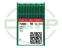 128X1 SIZE 110 PACK OF 10 NEEDLES GROZ BECKERT