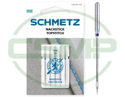 SCHMETZ TOPSTITCH SIZE 100 PACK OF 5 CARDED