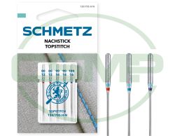 SCHMETZ TOPSTITCH SIZE 80-100 PACK OF 5 CARDED