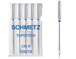 SCHMETZ TOPSTITCH SIZE 100 PACK OF 5 NEEDLES